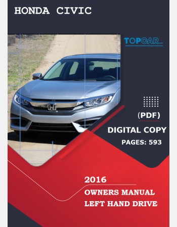 2016 honda civic owners manual